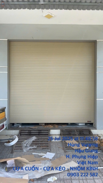 Cửa cuốn khe thoáng công nghệ Đức Cần Thơ