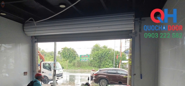 Công trình cửa cuốn CN Úc tấm liền  tại Cần Thơ