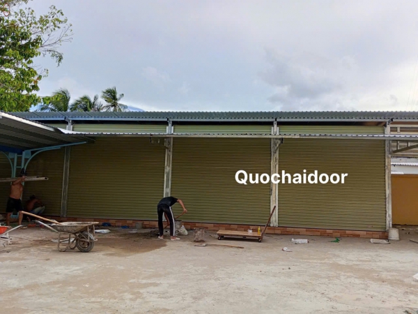 CÔNG TRÌNH CỬA CUỐN TẤM LIỀN KÉO TAY CN ÚC TẠI TRÀ NÓC, CẦN THƠ