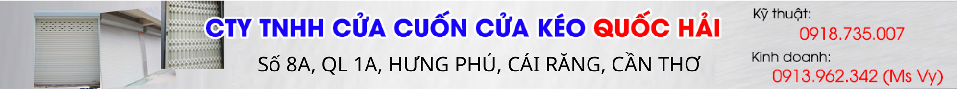 CỬA CUỐN CẦN THƠ - CTY CỬA CUỐN QUỐC HẢI